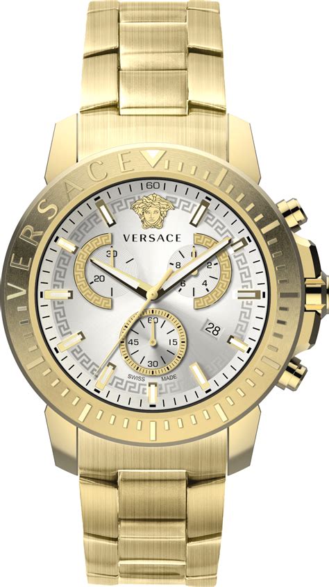 versace uhr herren gold silber|Versace Uhren für Herren und Damen .